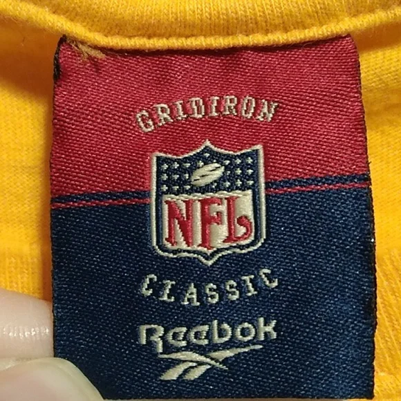 SALE! Reebok Pittsburgh Steelers Vtg NFL Shirt Sz.L (BX51) - Picture 4 of 7